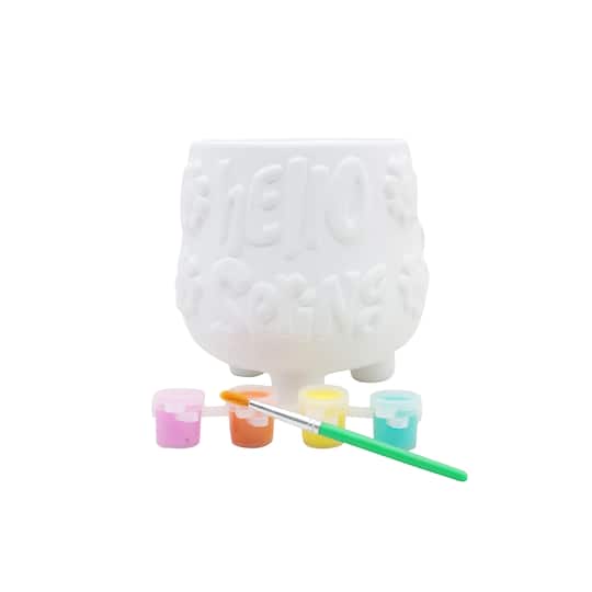 Hello Spring Ceramic Planter Kit by Creatology™